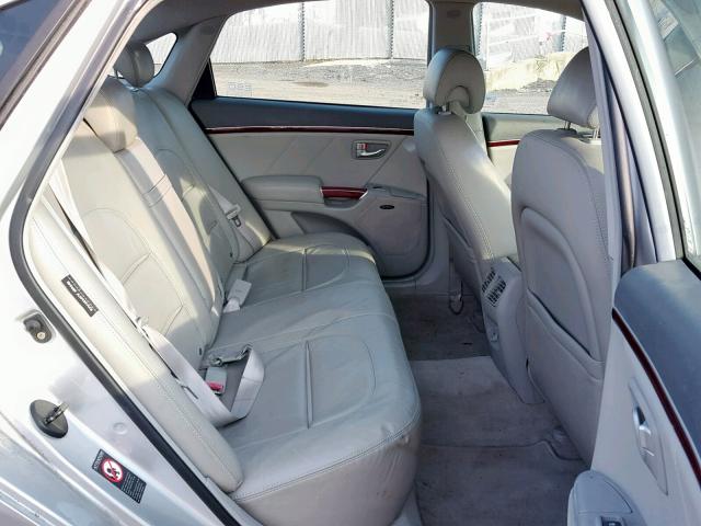 KMHFC46F47A147569 - 2007 HYUNDAI AZERA SE SILVER photo 6