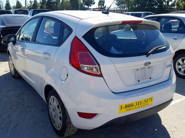 3FADP4TJ2FM217392 - 2015 FORD FIESTA S WHITE photo 3