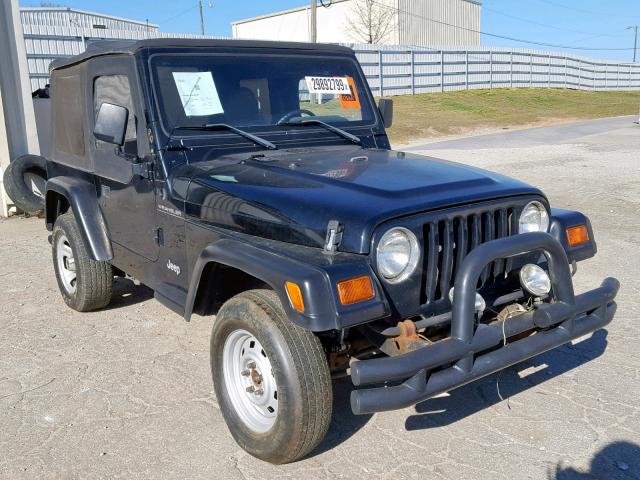 1J4FY29P5WP780182 - 1998 JEEP WRANGLER / BLACK photo 1