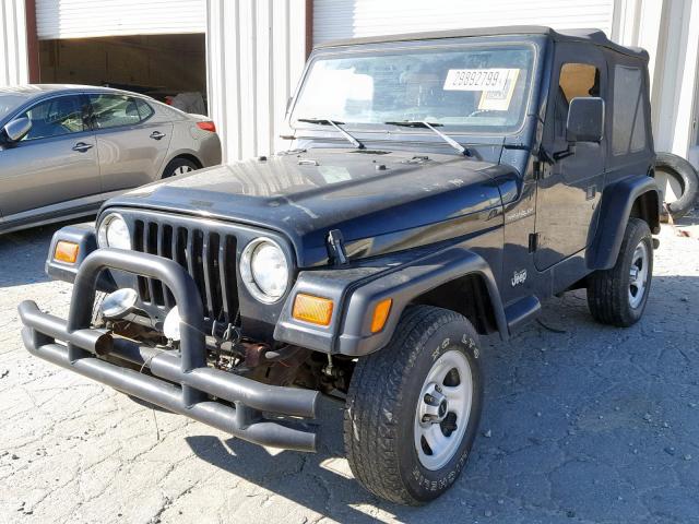 1J4FY29P5WP780182 - 1998 JEEP WRANGLER / BLACK photo 2