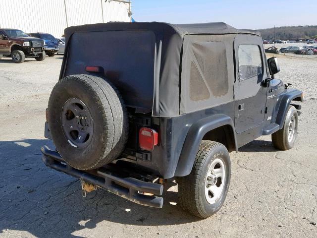 1J4FY29P5WP780182 - 1998 JEEP WRANGLER / BLACK photo 4