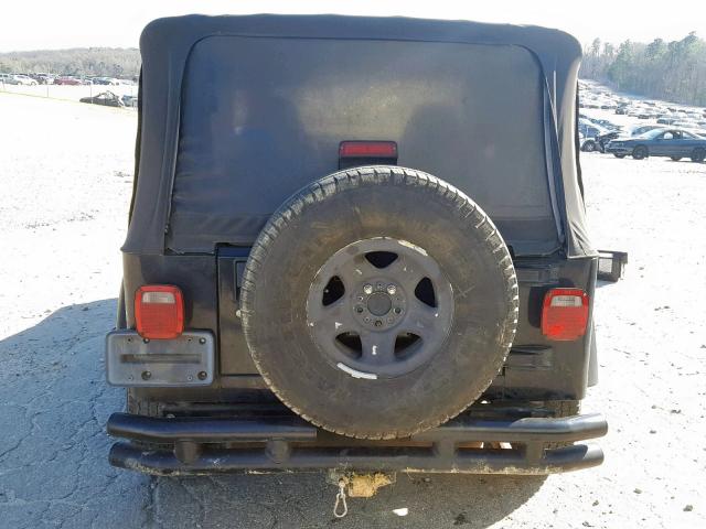 1J4FY29P5WP780182 - 1998 JEEP WRANGLER / BLACK photo 6