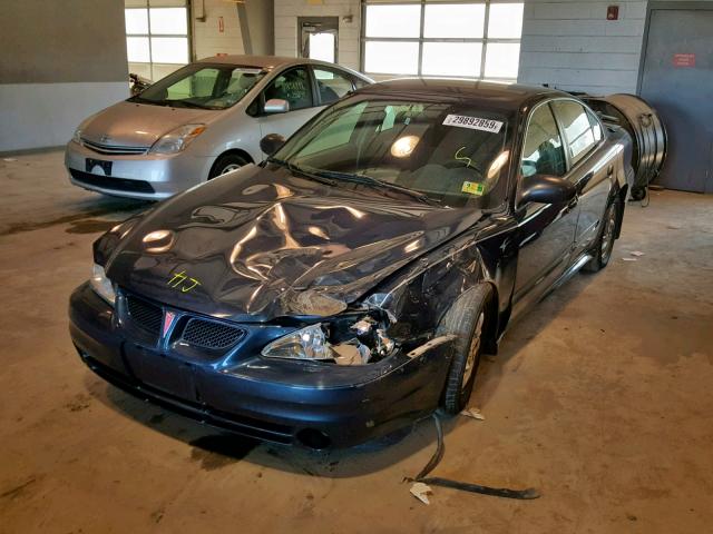 1G2NF52E54M693418 - 2004 PONTIAC GRAND AM S BLUE photo 2