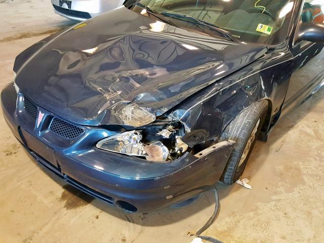 1G2NF52E54M693418 - 2004 PONTIAC GRAND AM S BLUE photo 9