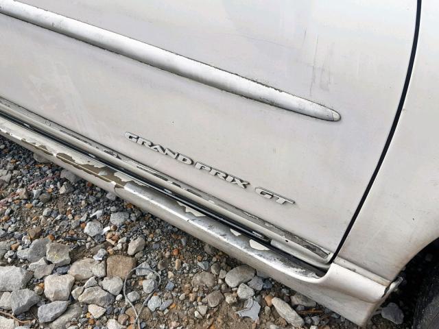 1G2WP52K23F109177 - 2003 PONTIAC GRAND PRIX WHITE photo 9