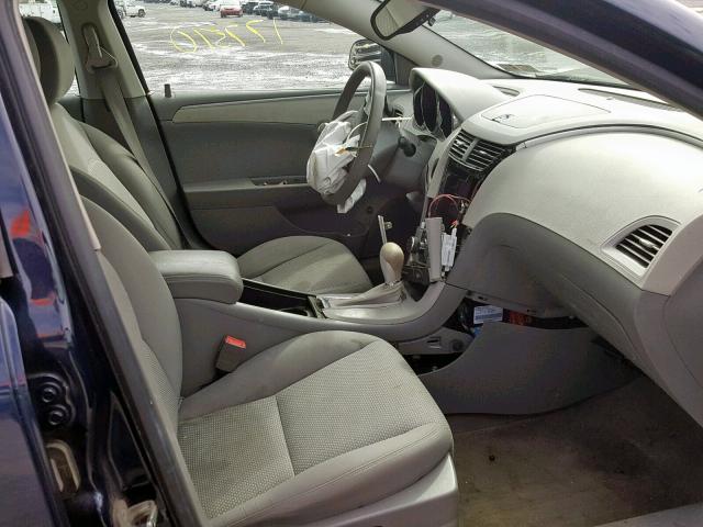 1G1ZC5EB9AF218581 - 2010 CHEVROLET MALIBU 1LT ლურჯი ფოტო 5