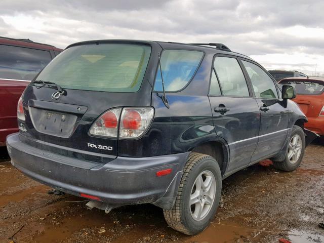 JTJHF10UX30313259 - 2003 LEXUS RX 300 BLACK photo 4