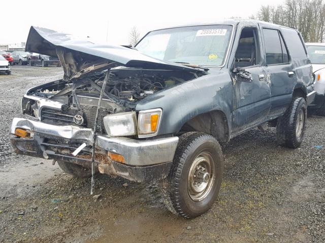 JT3VN39WXN0085859 - 1992 TOYOTA 4RUNNER VN GREEN photo 2