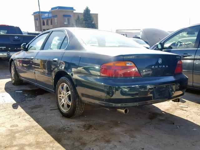 19UUA56621A005026 - 2001 ACURA 3.2TL GREEN photo 3