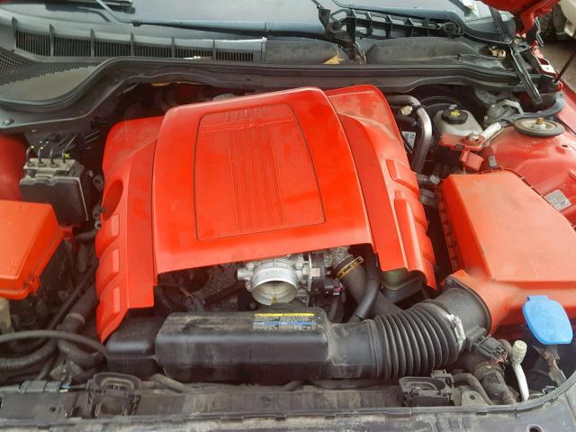 6G2ER57709L204215 - 2009 PONTIAC G8 RED photo 7