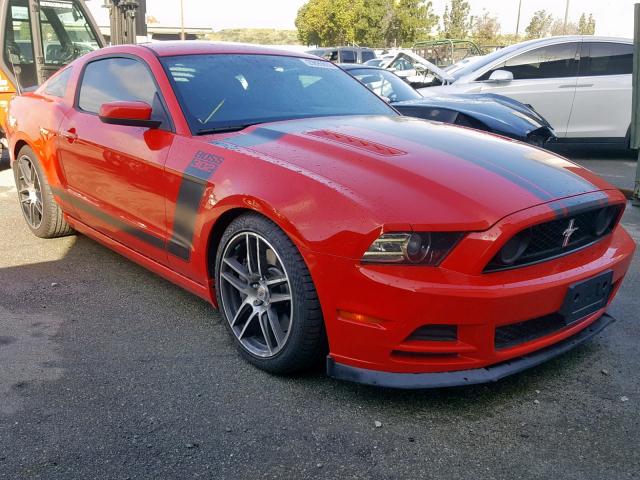 1ZVBP8CU9D5242390 - 2013 FORD MUSTANG BO RED photo 1