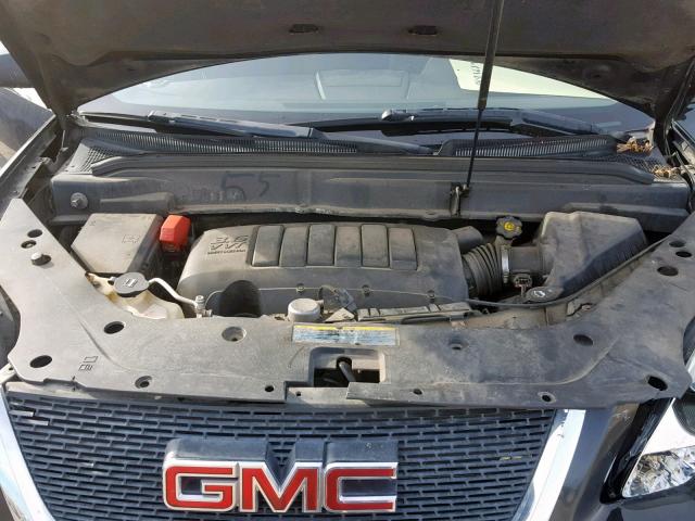 1GKLVKED3AJ128741 - 2010 GMC ACADIA SL BLACK photo 7