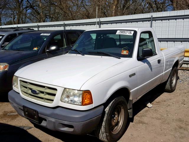 1FTYR10D53TA17932 - 2003 FORD RANGER WHITE photo 2