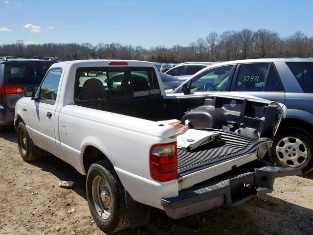 1FTYR10D53TA17932 - 2003 FORD RANGER WHITE photo 3