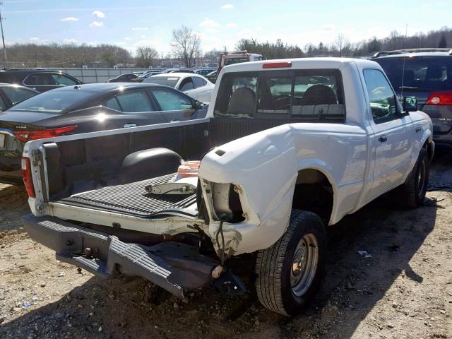 1FTYR10D53TA17932 - 2003 FORD RANGER WHITE photo 4