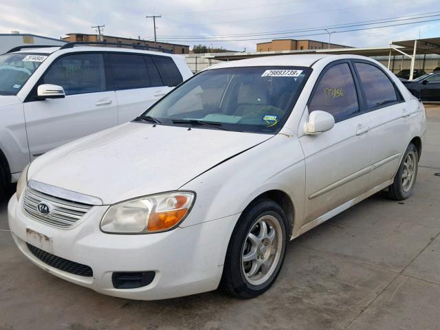 KNAFE121975412385 - 2007 KIA SPECTRA EX WHITE photo 2