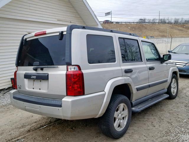 1J8HG48K26C335028 - 2006 JEEP COMMANDER 银色 照片 4