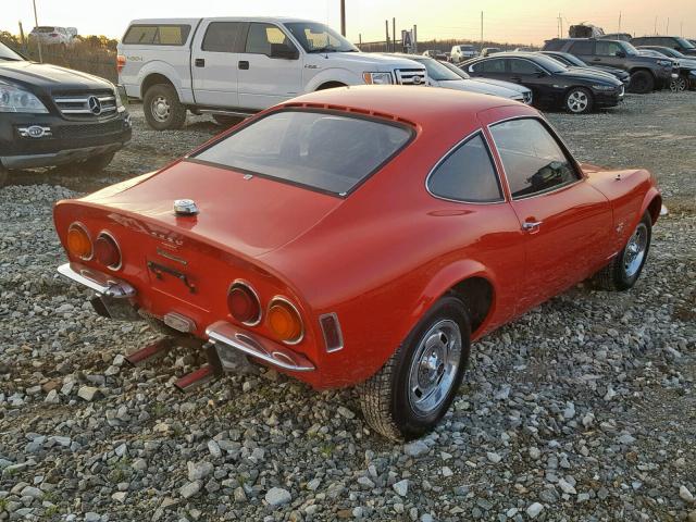 942204718 - 1970 OPEL GT RED photo 4
