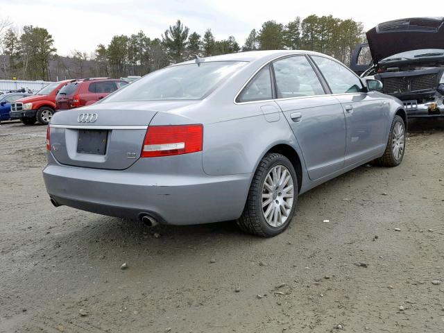 WAUDH74F27N071941 - 2007 AUDI A6 3.2 QUA GRAY photo 4