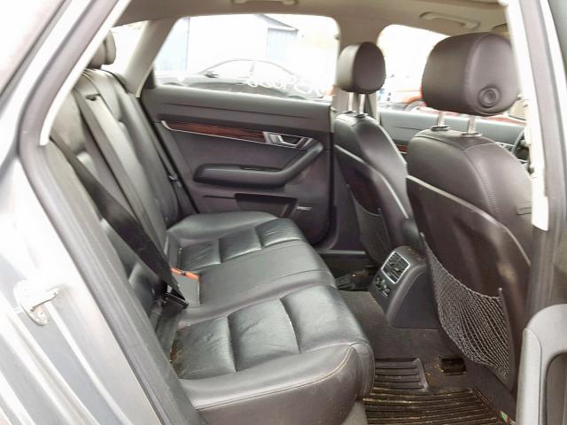 WAUDH74F27N071941 - 2007 AUDI A6 3.2 QUA GRAY photo 6