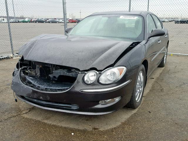 2G4WD582X81352936 - 2008 BUICK LACROSSE C BLACK photo 2