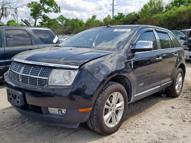 2LMDJ6JC1ABJ23171 - 2010 LINCOLN MKX BLACK photo 2