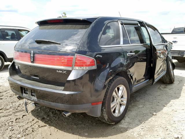 2LMDJ6JC1ABJ23171 - 2010 LINCOLN MKX BLACK photo 4