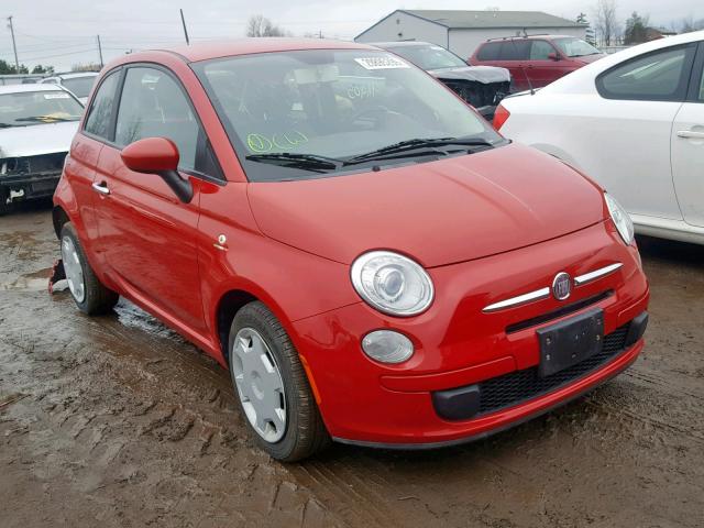 3C3CFFAR2CT181920 - 2012 FIAT 500 POP RED photo 1