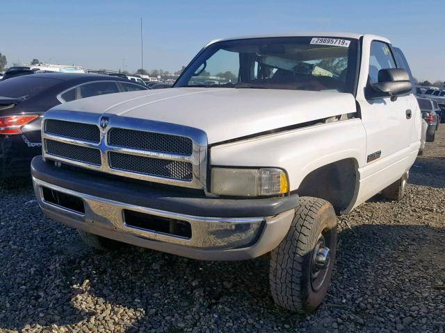 3B7KF23721G742523 - 2001 DODGE RAM 2500 WHITE photo 2