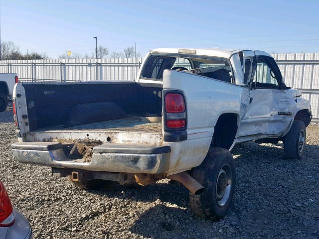 3B7KF23721G742523 - 2001 DODGE RAM 2500 WHITE photo 4