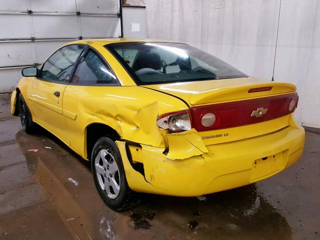 1G1JF12F947135591 - 2004 CHEVROLET CAVALIER L YELLOW photo 3