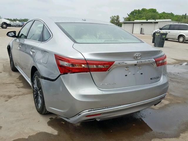 4T1BK1EB2HU256918 - 2017 TOYOTA AVALON XLE SILVER photo 3