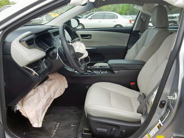 4T1BK1EB2HU256918 - 2017 TOYOTA AVALON XLE SILVER photo 5