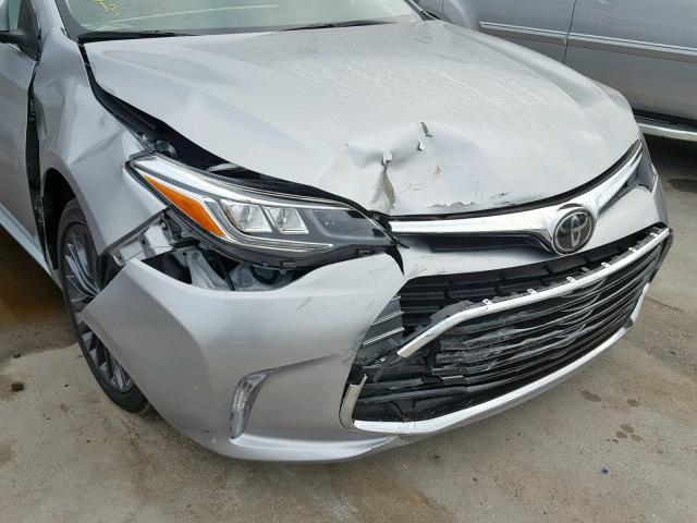 4T1BK1EB2HU256918 - 2017 TOYOTA AVALON XLE SILVER photo 9