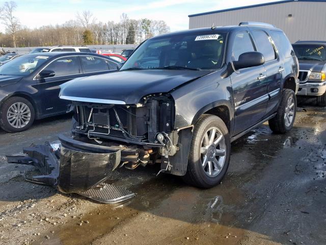 1GKFK63897J263170 - 2007 GMC YUKON DENA BLACK photo 2