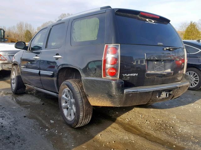 1GKFK63897J263170 - 2007 GMC YUKON DENA BLACK photo 3