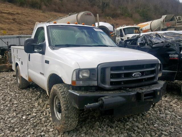 1FDSF35P74ED36313 - 2004 FORD F350 SRW S WHITE photo 1