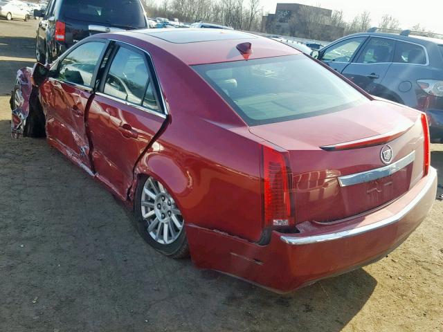 1G6DH5EY9B0143072 - 2011 CADILLAC CTS LUXURY RED photo 3