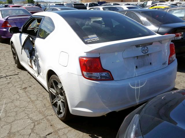 JTKJF5C75C3039798 - 2012 TOYOTA SCION TC WHITE photo 3