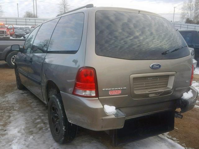 2FMZA51656BA51016 - 2006 FORD FREESTAR S GOLD photo 3