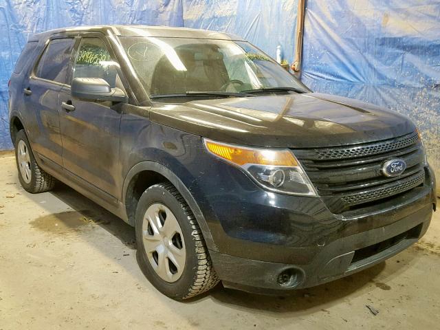 1FM5K8AR8DGA72259 - 2013 FORD EXPLORER P BLACK photo 1