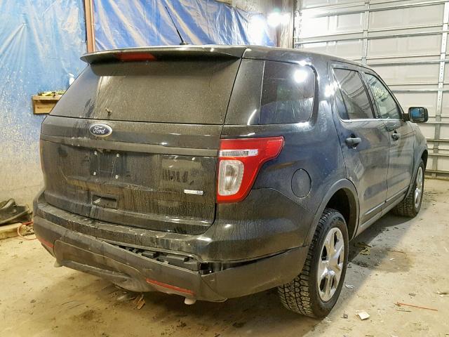 1FM5K8AR8DGA72259 - 2013 FORD EXPLORER P BLACK photo 4