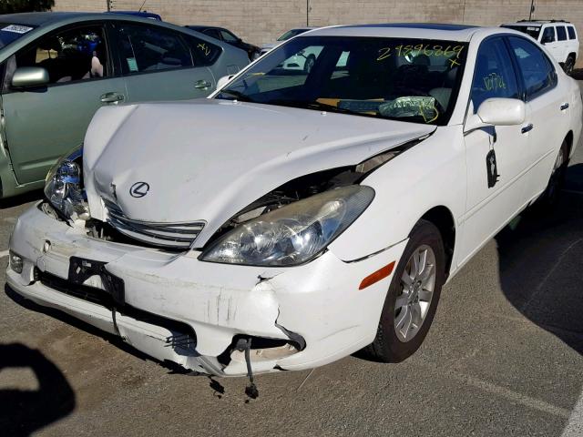 JTHBF30G030109647 - 2003 LEXUS ES 300 WHITE photo 2