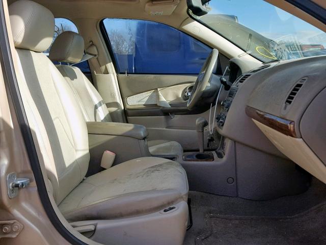 1G1ZU64825F103772 - 2005 CHEVROLET MALIBU MAX BEIGE photo 5