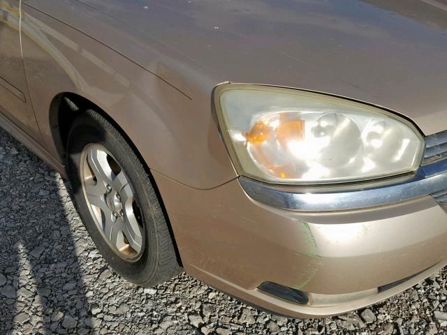 1G1ZU64825F103772 - 2005 CHEVROLET MALIBU MAX BEIGE photo 9