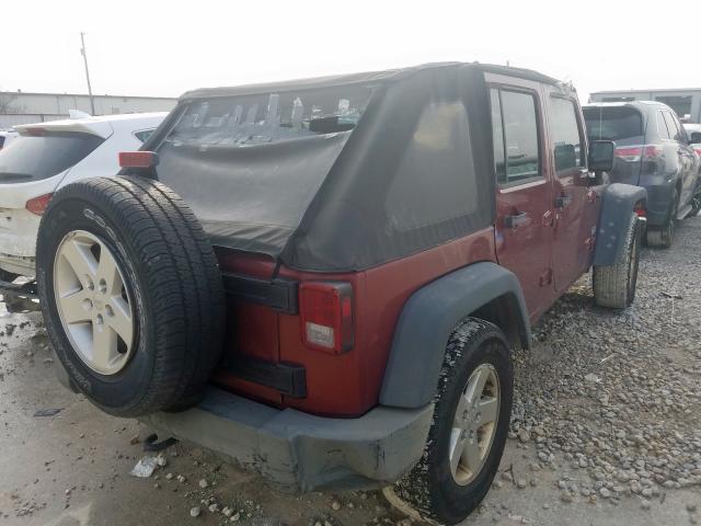 1J4GB39197L152884 - 2007 JEEP WRANGLER X  photo 4