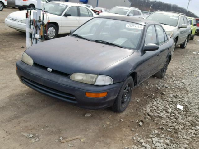 1Y1SK5266VZ458495 - 1997 GEO PRIZM BASE მწვანე ფოტო 2