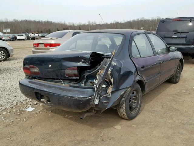 1Y1SK5266VZ458495 - 1997 GEO PRIZM BASE მწვანე ფოტო 4