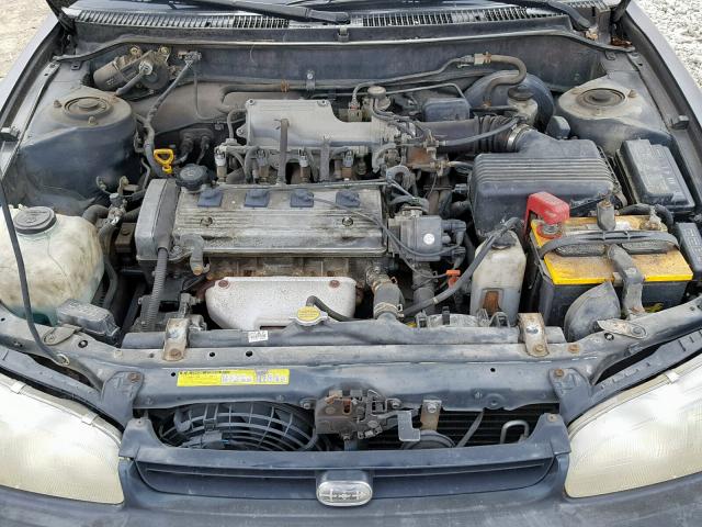 1Y1SK5266VZ458495 - 1997 GEO PRIZM BASE მწვანე ფოტო 7