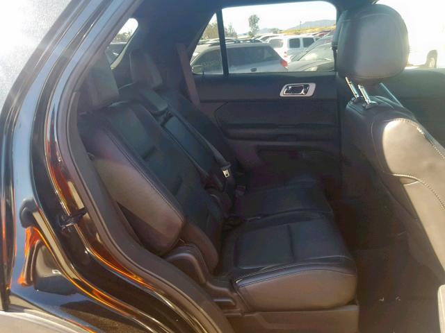 1FM5K8F88FGB97152 - 2015 FORD EXPLORER L BLACK photo 6